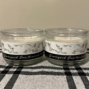 Graveyard Bootanicals 3 Wick Candles~Set of 2